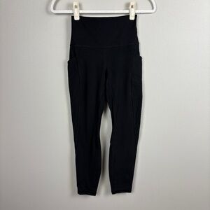 Lululemon Black Align High-Rise Pant with Pockets 25" - Size 4